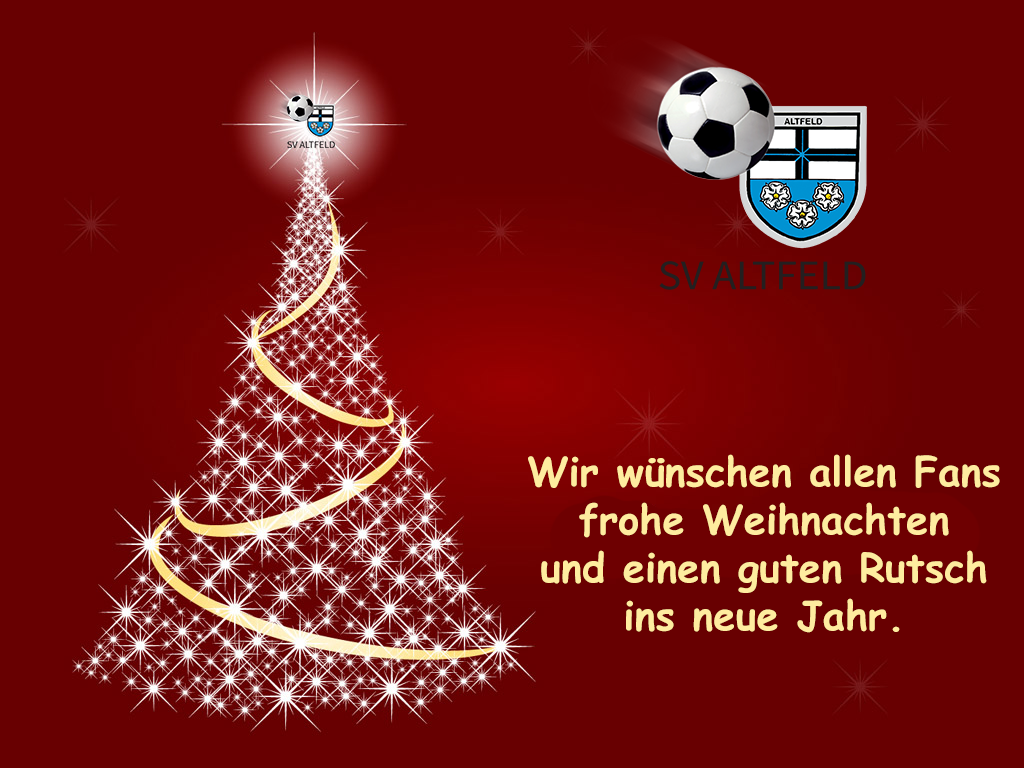 Frohe Weihnachten und einen guten Rutsch!